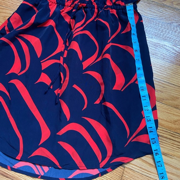 Red and dark blue dress - Picture 5 of 6